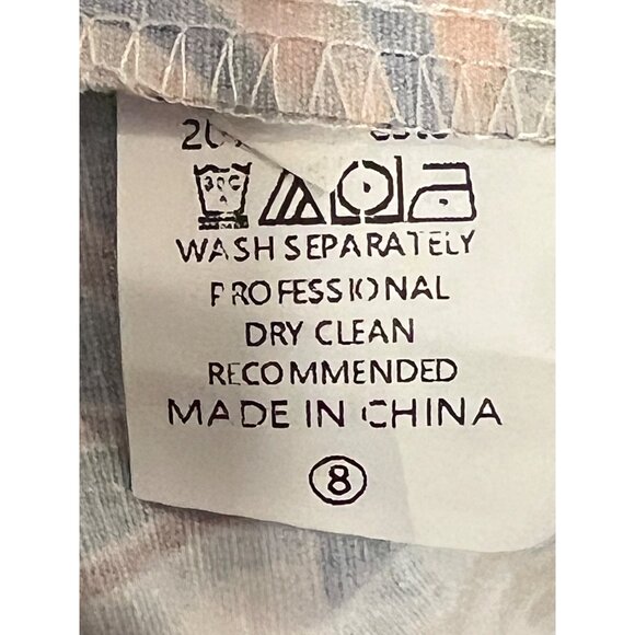 VGT-Inspired Multicolor Paisley Short-Sleeve Blouse With Lace-Up Neckline 3XL - Picture 13 of 16